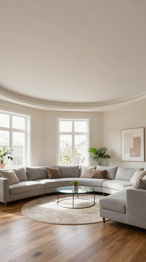 elegant versatile radius ceilings