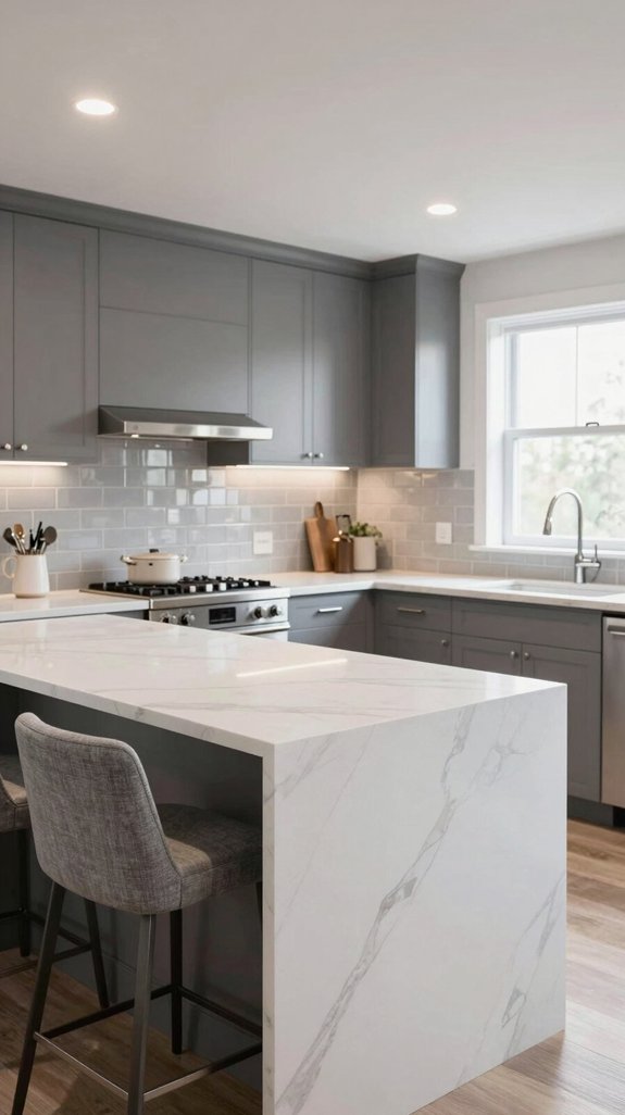 elegant warmth in kitchens