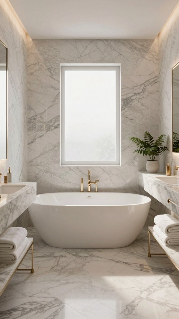 elegant white marble advantages