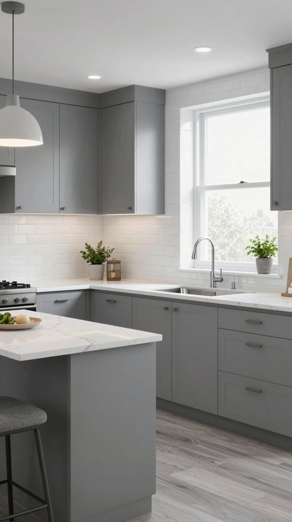 elegant white tile backsplashes