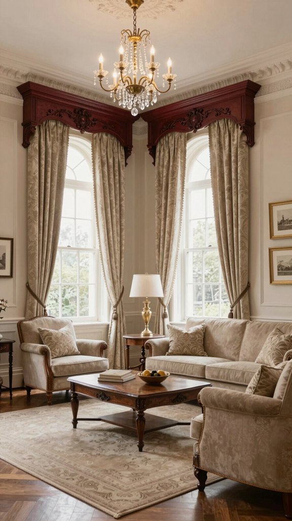 17 Classic Living Room Design Ideas That Feel Timeless 15 elegant window dressing solutions