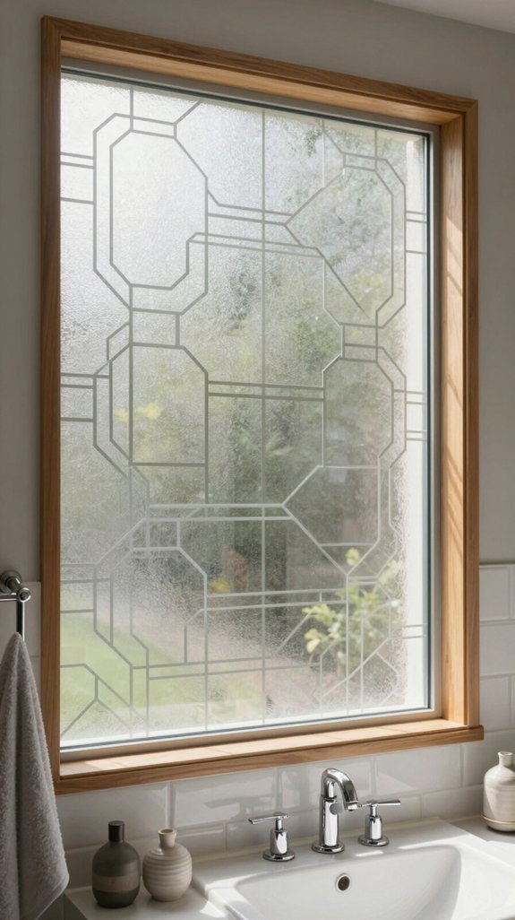 15 Bathroom Window Ideas for Privacy and Natural Light 6 elegant window privacy films