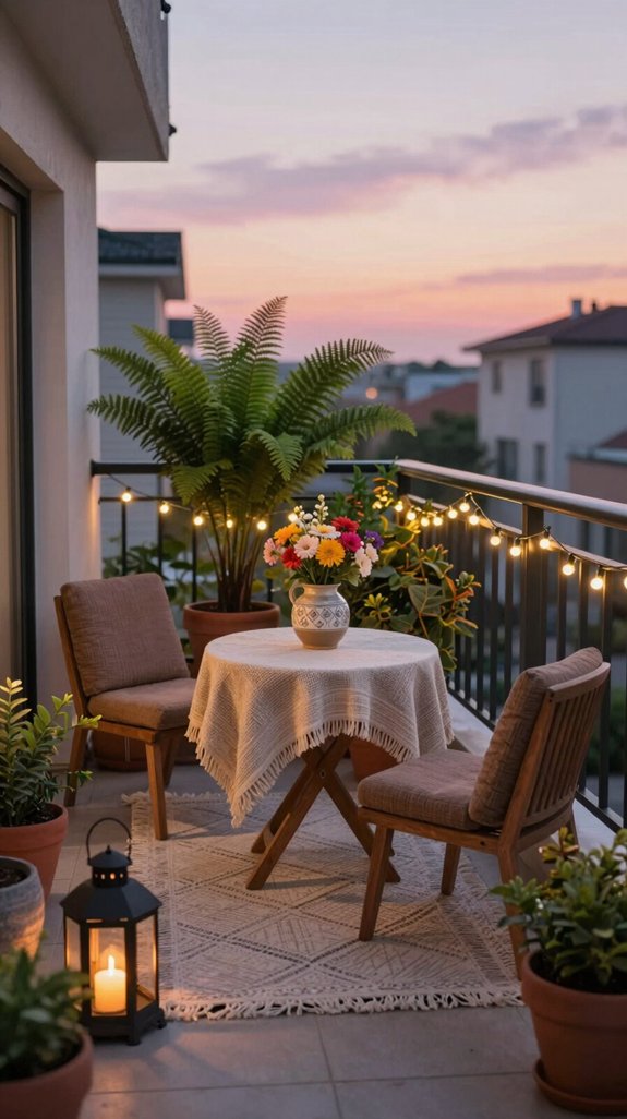 elevate balcony ambiance stylishly