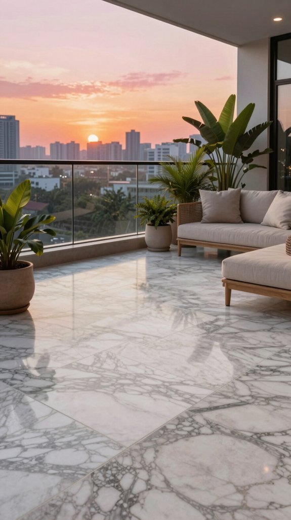 18 Balcony Flooring Ideas That Transform Your Space 19 elevate balcony with elegance