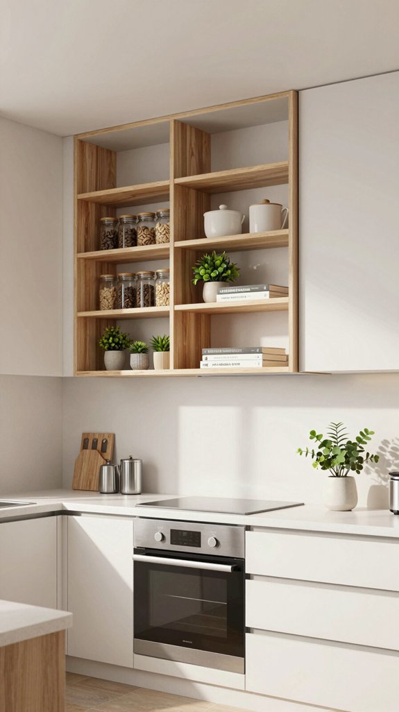 18 Kitchen Shelf Ideas for Stylish Storage 8 elevate kitchen storage efficiency
