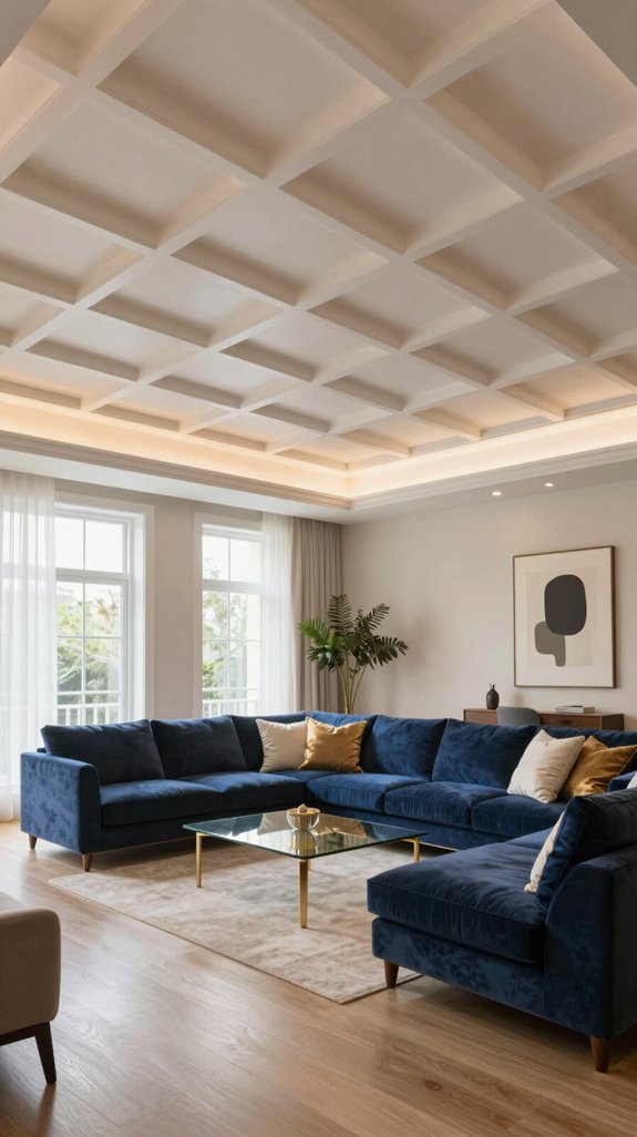 17 Luxury Ceiling Design Ideas for Living Rooms 16 elevate living room aesthetics