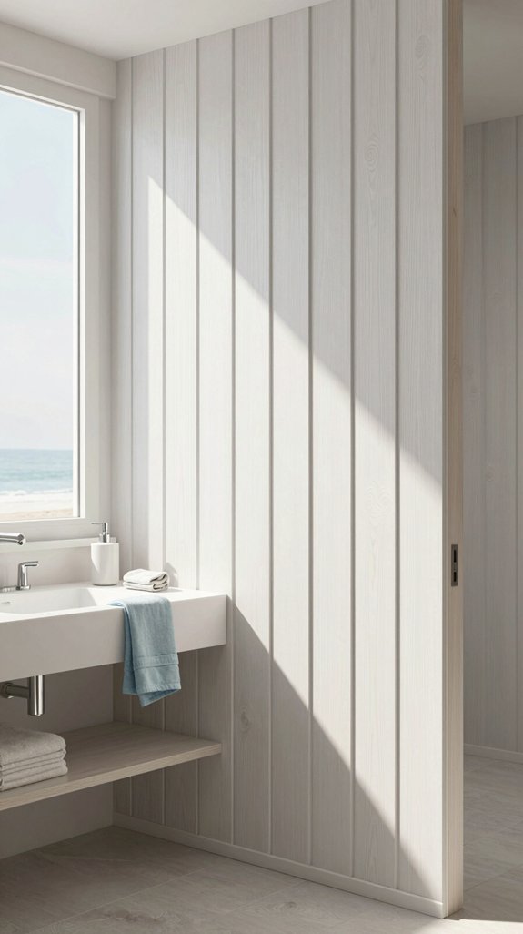 elevated textured bathroom design