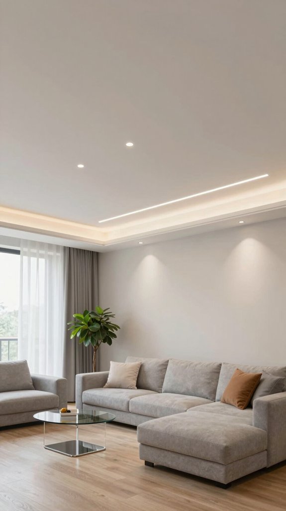 11 Profile Light Ceiling Design Ideas for Living Rooms 10 energy efficient led lighting solutions