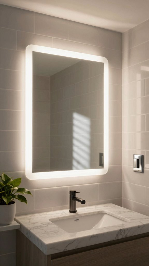23 Bathroom Mirror and Lighting Ideas for a Brighter Space 23 energy efficient lighting automation