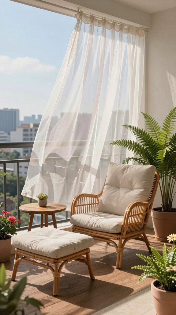 enhance balcony privacy stylishly