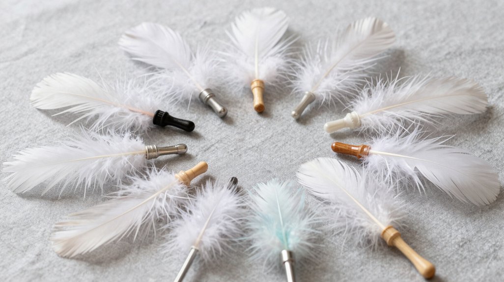 enjoyable dusting with feathers