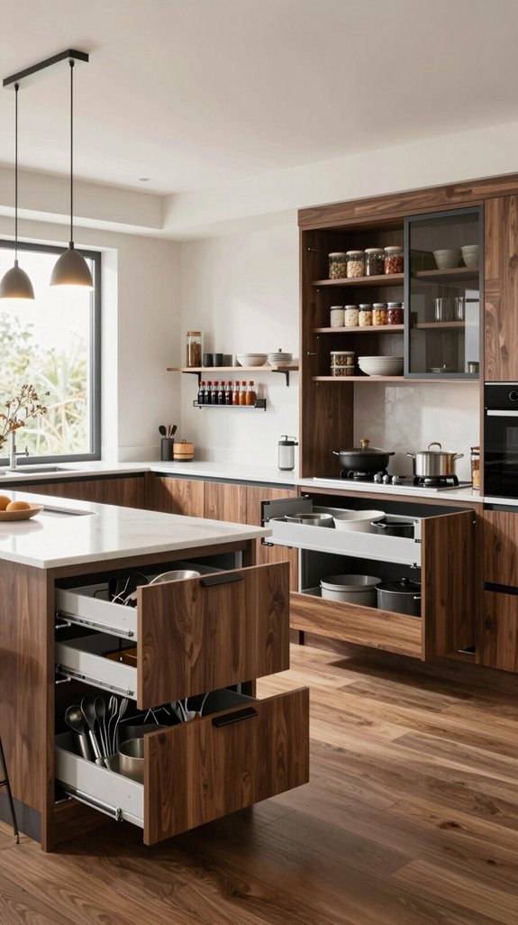 17 Kitchen Ideas Modern Luxury Homes Are Using 5 ergonomic kitchen storage solutions