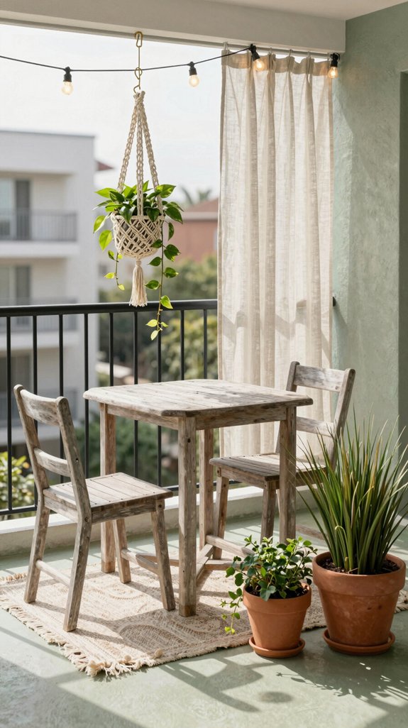 establish a balcony budget