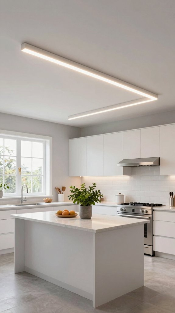 even coverage with linear fixtures