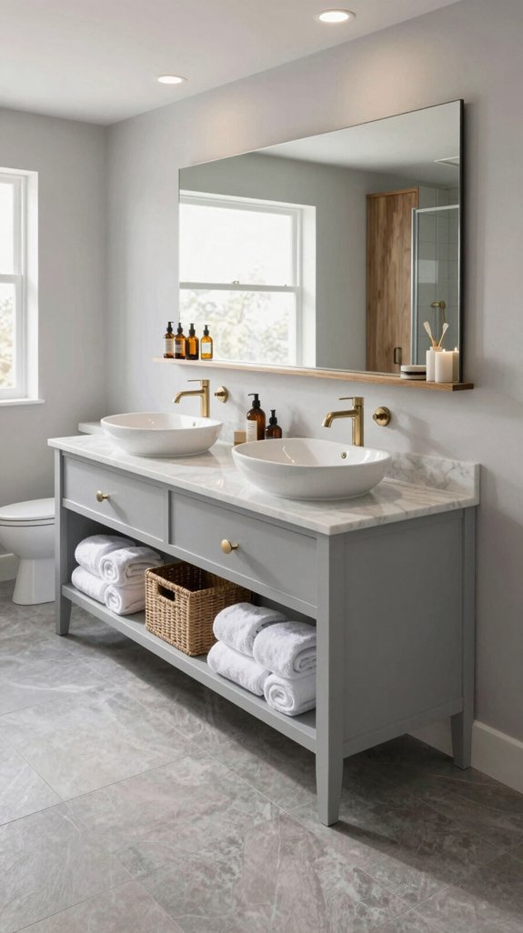 19 Bathroom Layout Ideas That Improve Flow and Function 8 expandable island vanity solutions