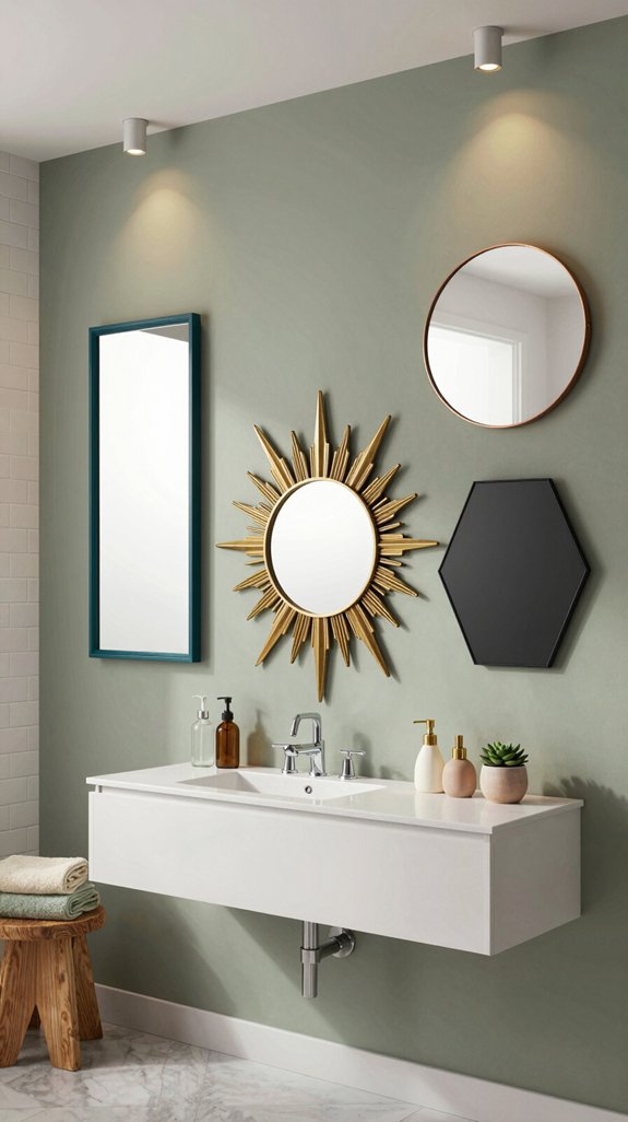 21 Fun Bathroom Ideas That Add Playful Personality 14 eye catching mirror design options
