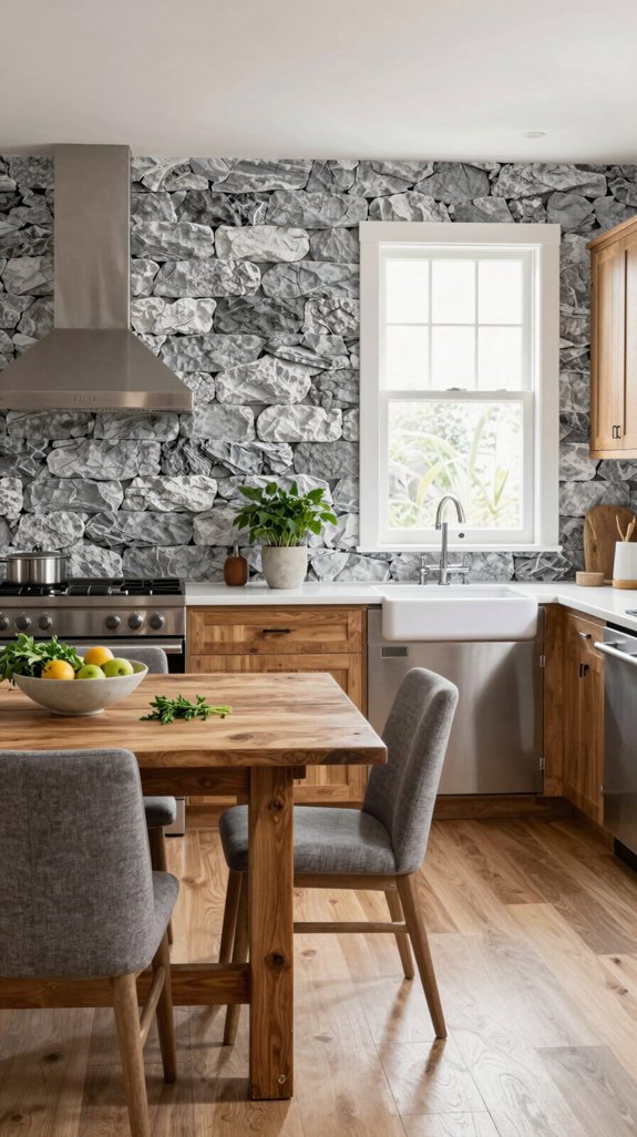 faux texture wallpaper elegance