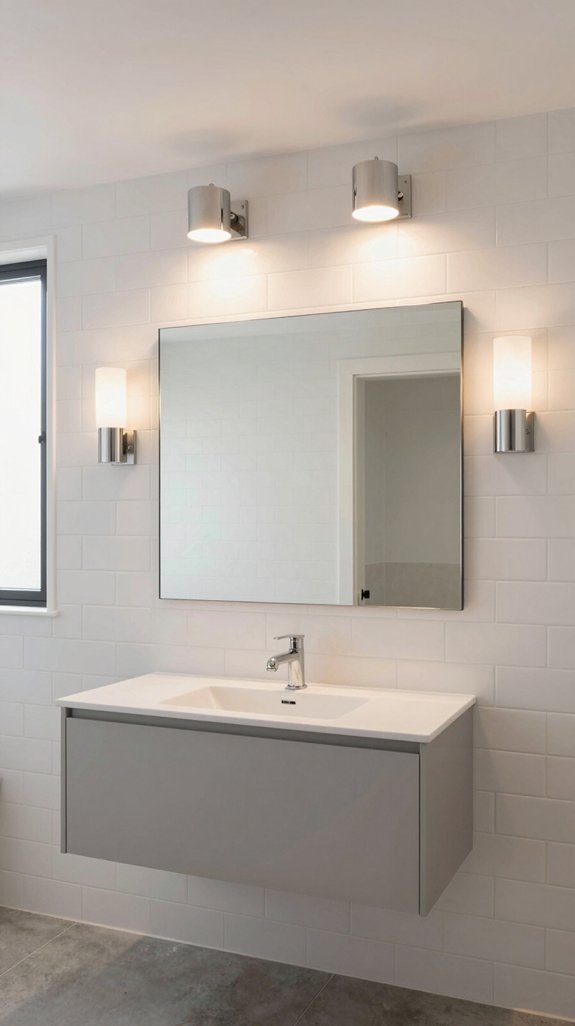 23 Bathroom Mirror and Lighting Ideas for a Brighter Space 8 fixture placement and dimensions