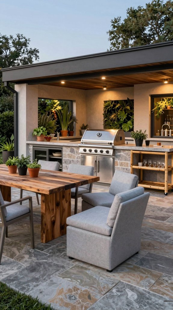 flexible modular outdoor kitchens