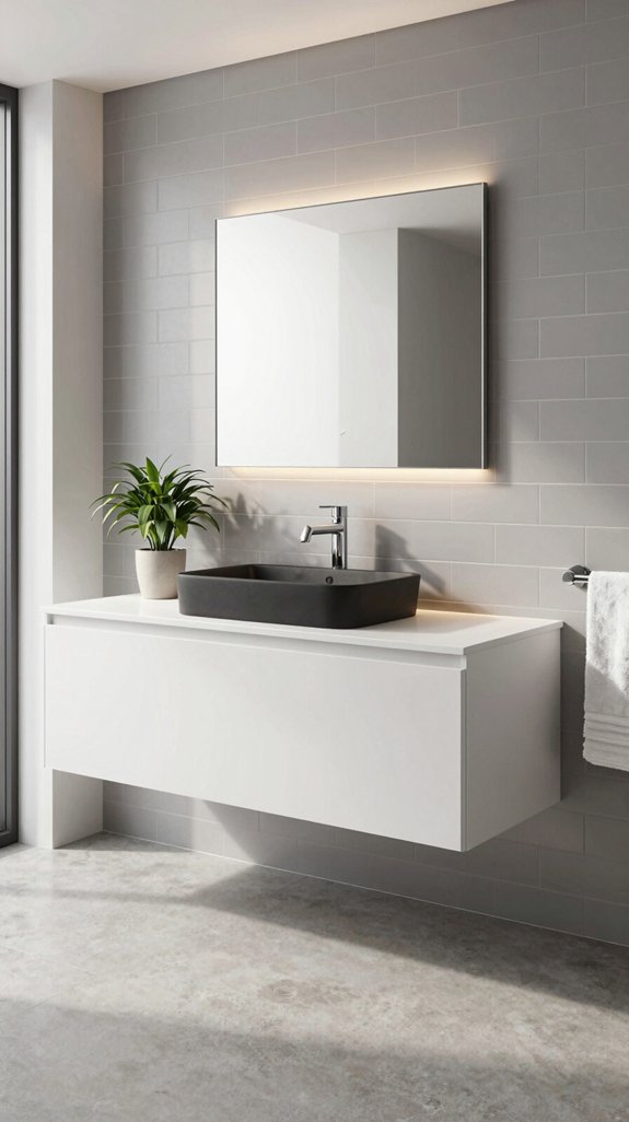 floating vanities optimize space