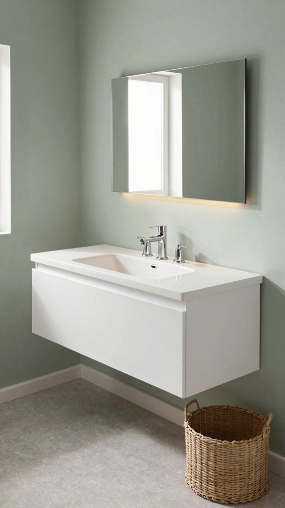 floating vanity for space