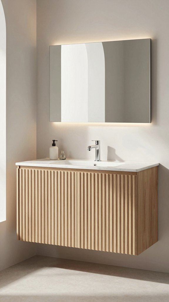 fluted wood elevates sophistication
