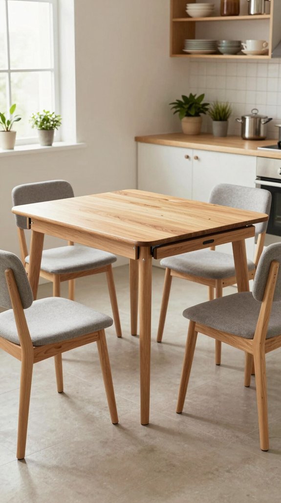 18 Small Kitchen Table Ideas for Compact Dining 6 foldable tables for space saving