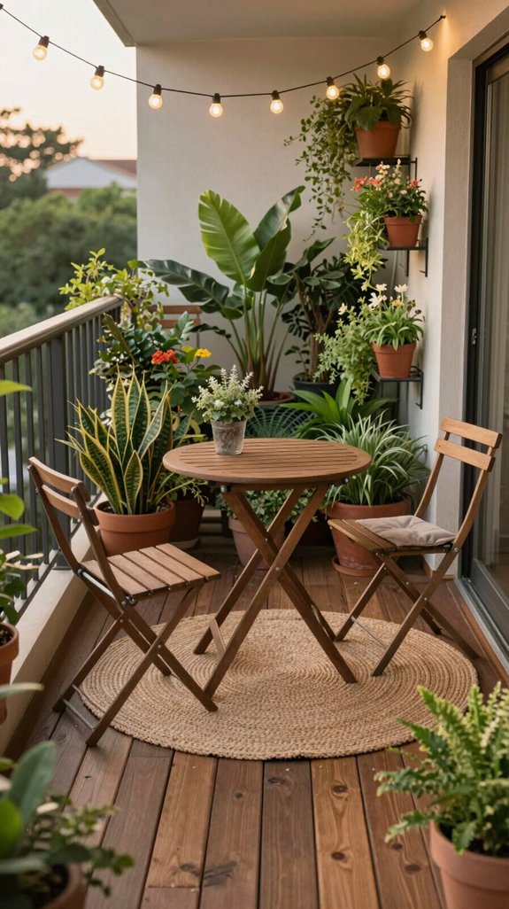 folding furniture for balconies