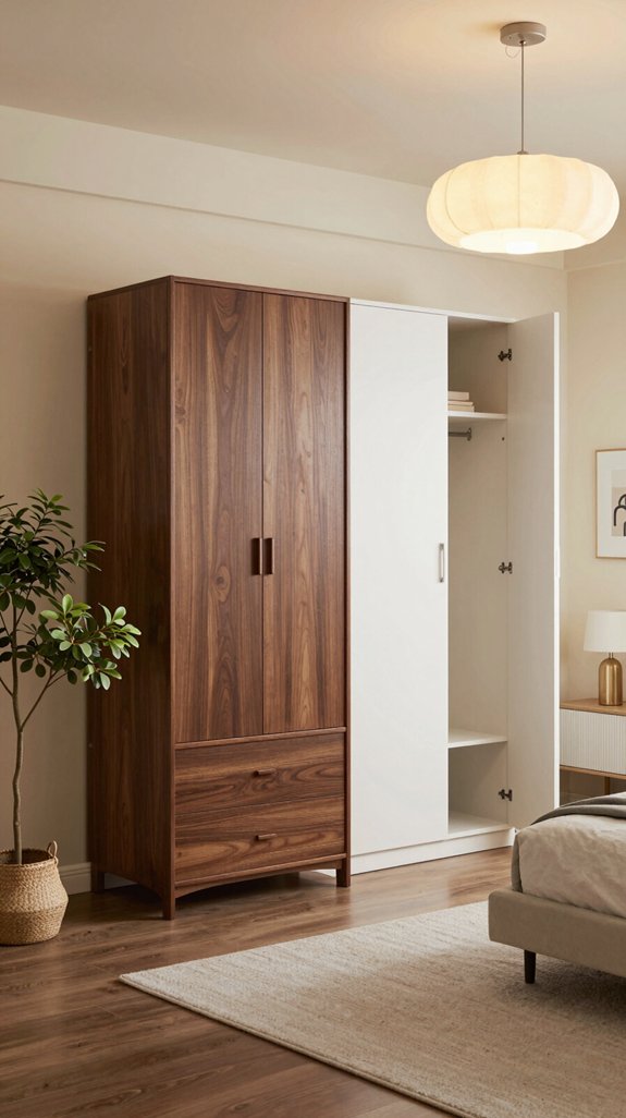 13 Cupboard Ideas for the Bedroom to Maximize Storage 8 freestanding vs fitted wardrobes