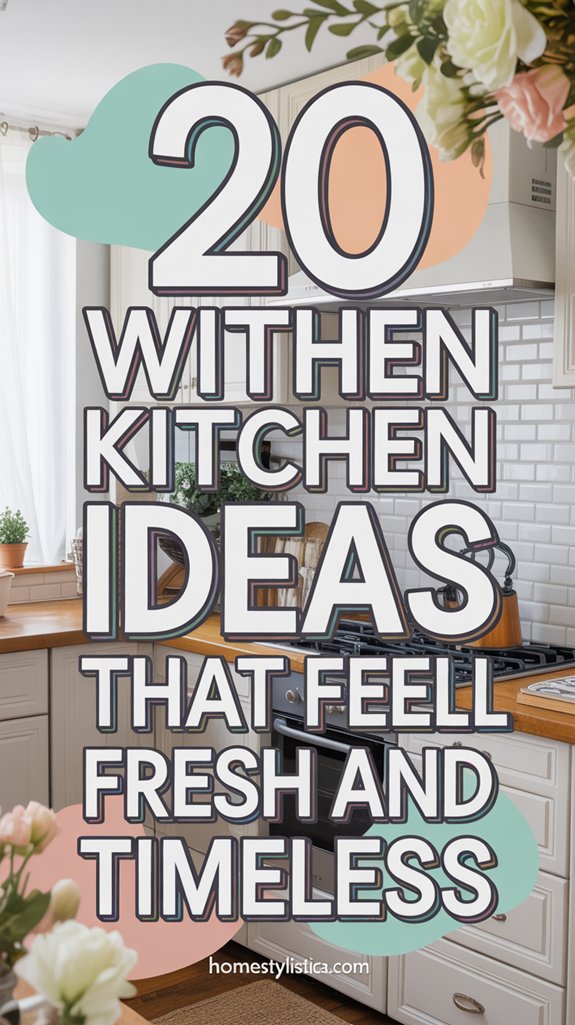 fresh and timeless kitchens