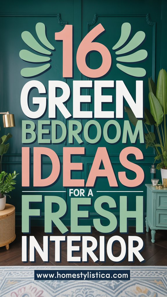 16 Green Bedroom Ideas for a Fresh Interior - Home Stylistica