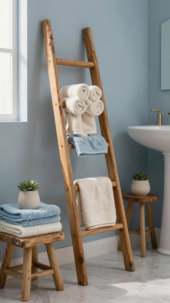 25 Blue Bathroom Ideas for a Calm Coastal Vibe 23 functional coastal decor solutions