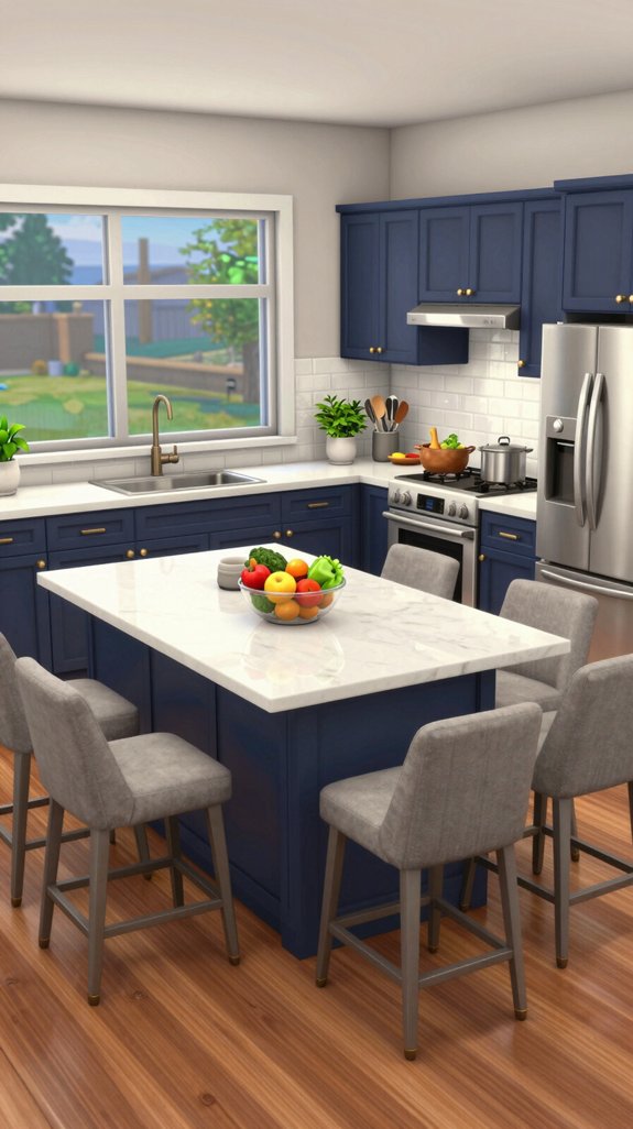 functional kitchen island design
