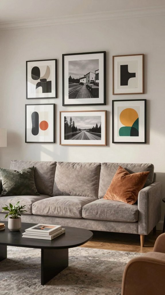 gallery wall arrangement tips