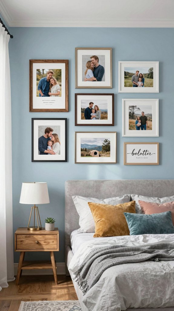 gallery wall memory showcase