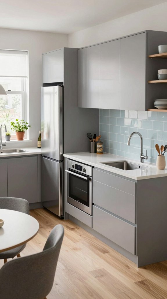 19 Tiny Kitchen Ideas That Feel Surprisingly Spacious 2 galley kitchen space efficiency