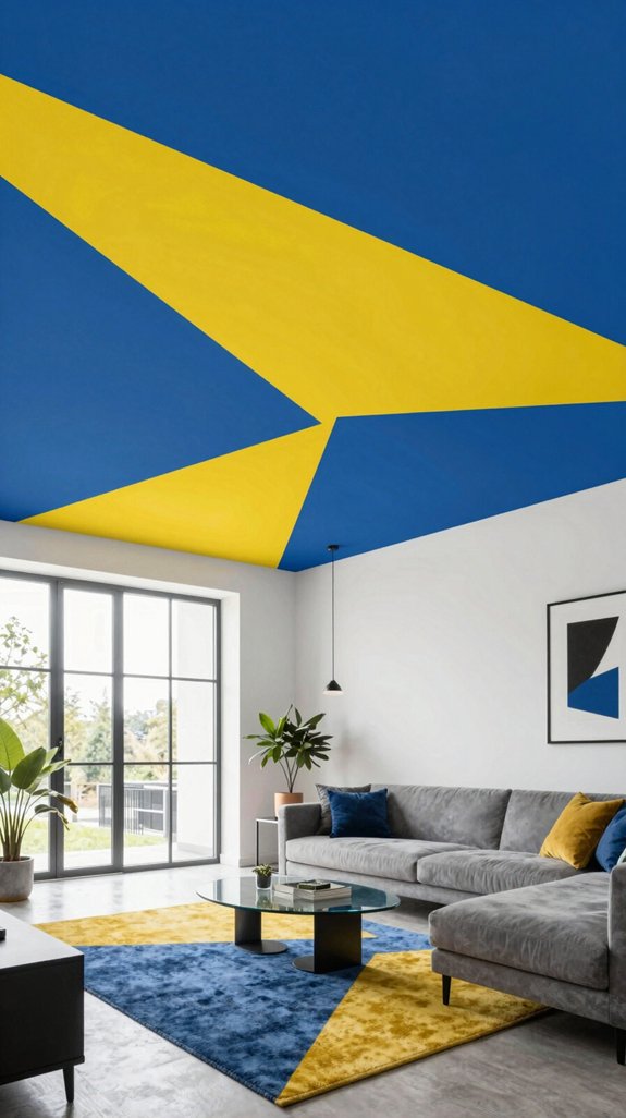 geometric ceilings enhance aesthetics
