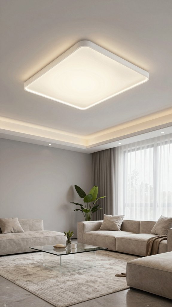 11 Profile Light Ceiling Design Ideas for Living Rooms 7 geometric elegance in ceilings
