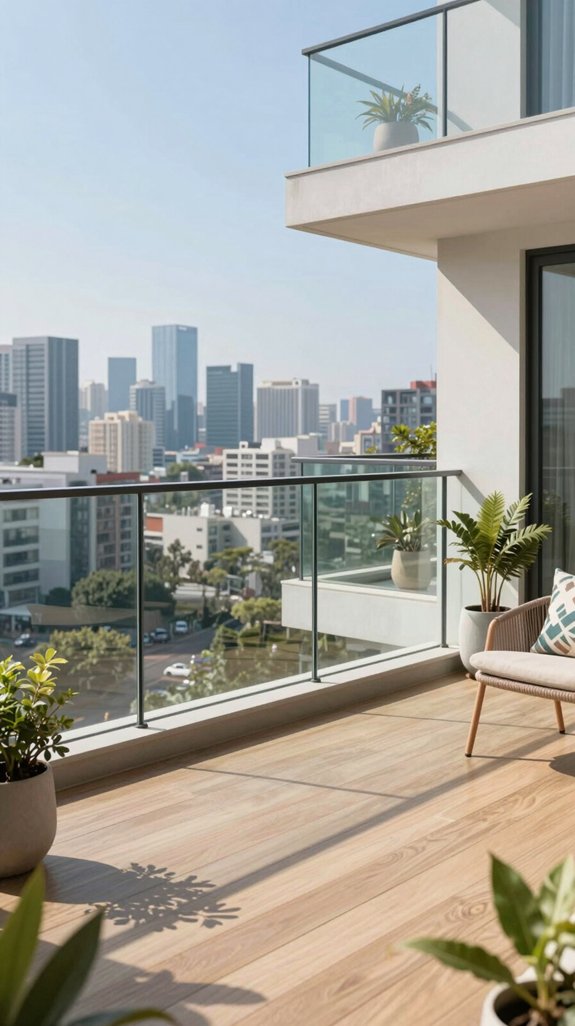 17 Glass Balcony Railing Ideas for Stylish Safety 17 glass railing cost insights