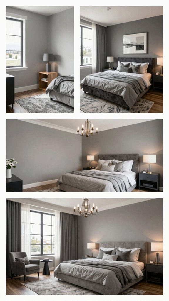 grey palettes for room styles
