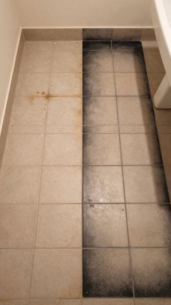 grout color impacts maintenance