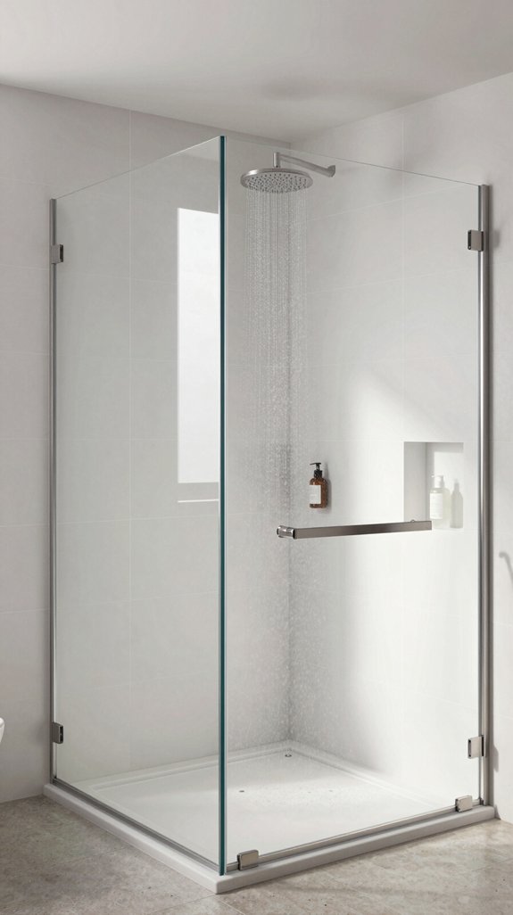 grout free contemporary bathroom design