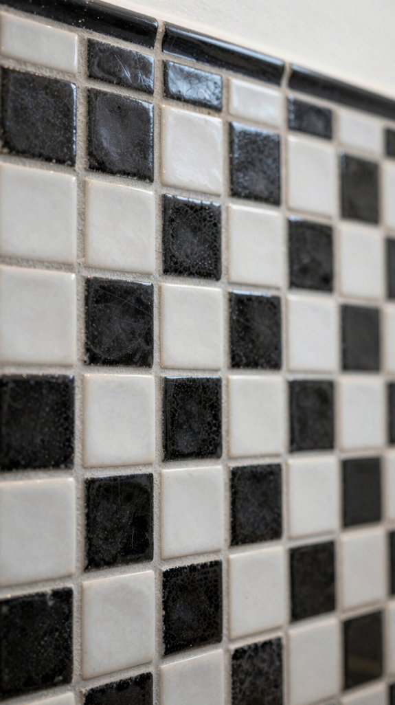24 Bathroom Tiles Combination Ideas for a Designer Finish 8 handcrafted black and white elegance
