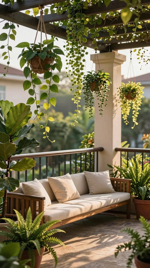 hanging plants for vertical gardens