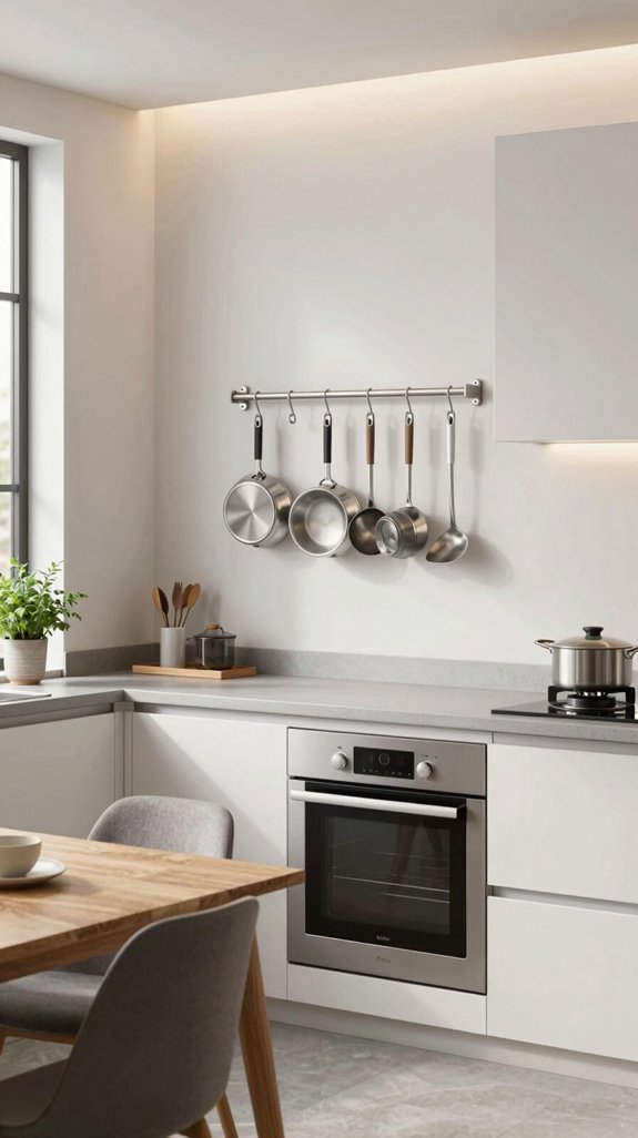 hanging racks maximize space