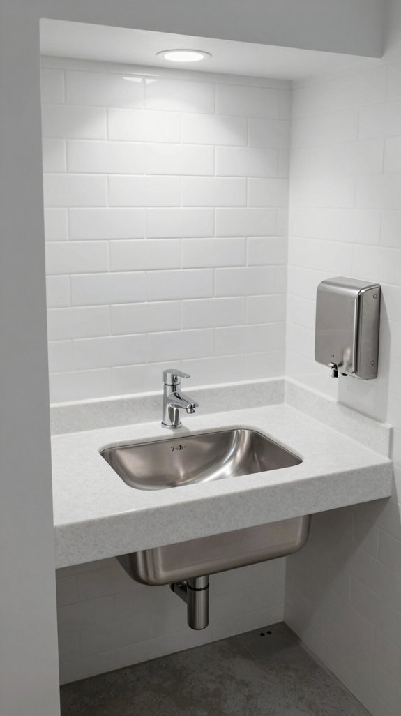 21 Bathroom Sink Ideas That Combine Style and Function 18 health focused commercial sink design