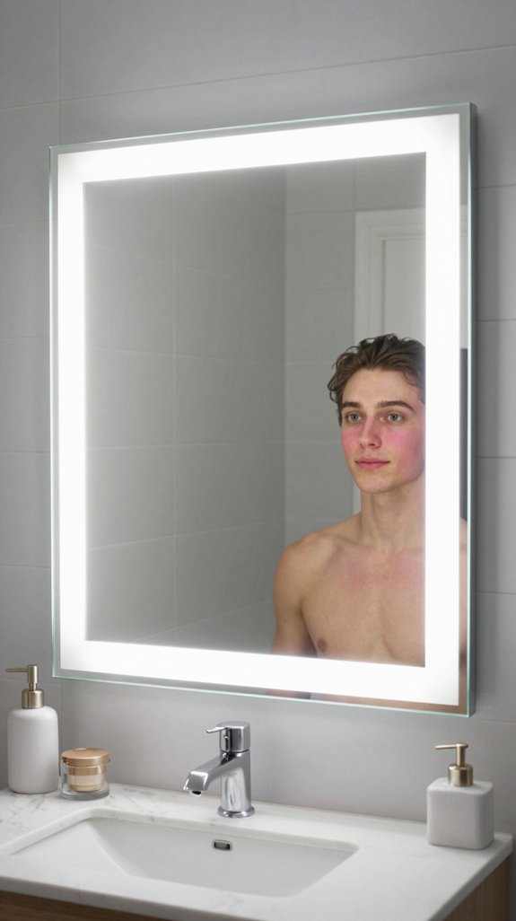 23 Bathroom Mirror and Lighting Ideas for a Brighter Space 14 high cri led lighting