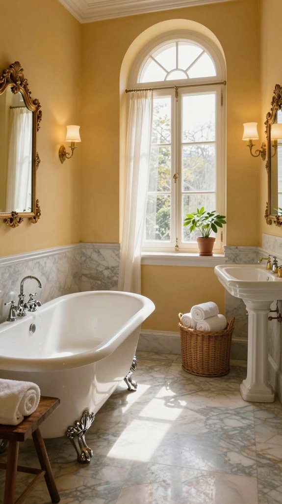 historical yellows for bathrooms