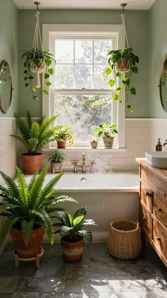 humidity loving bathroom plants