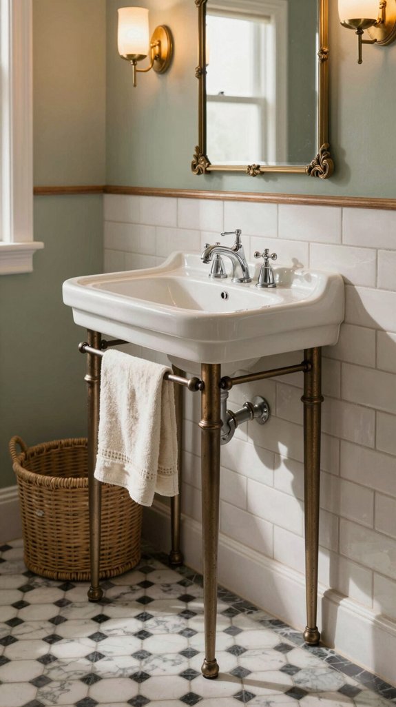 20 Vintage Bathroom Ideas With Timeless Appeal 5 hybrid elegance with durability